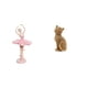 thumbnail image 1 of Estatua de la bailarina,Estatua de niña de ballet Escultura de niña de resina Artesanía,Figura de bailarina para decoración de escritorio,Figura de escritorio,Estatua de gato,linda, 1 of 8