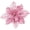 Pink, variant on Gustave 6/12 PCS Christmas Glitter Hollow Artificial Flower Xmas Tree Ornaments 6.3inches Simulation Flower Festival Party Wedding Decor "Champagne Gold, 6pcs"