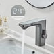 thumbnail image 4 of Grifo Smart Sense negro y gris, mezclador de lavabo con pantalla Digital sin contacto, batería, agua mezclada fría y caliente, grifo de baño inductivo, 4 of 5