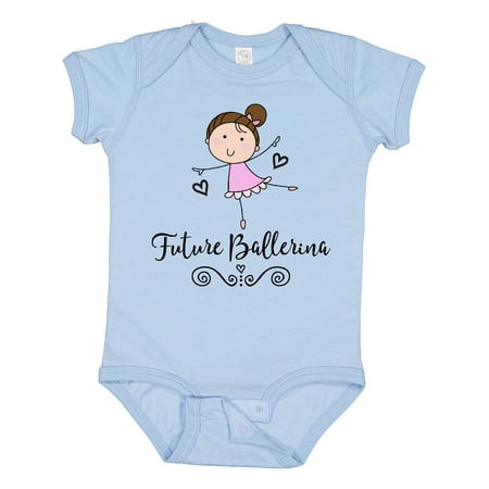 

Inktastic Future Ballerina Girls Dance Gift Baby Girl Bodysuit