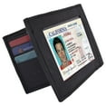 thumbnail image 4 of Genuine Leather Mens Bifold Simple Wallet Thin Credit Card Front Pocket, 4 of 6