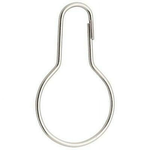 Liberty 127819 Shower Curtain Hook Pins Nickel Plated Pack of 12