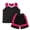 Black, variant on Boys Outfits 2 Piece Athletic Patchwork Print Sleeveless Crew Neck Tank Top And Shorts Casual Wear Baby Boys' Clothing Sets Size 3-4 Years