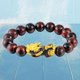 thumbnail image 5 of de de obsidiana Feng Shui para mujeres Hombres Pi rojo marrón Zulema Pulsera de riqueza, 5 of 8