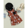 thumbnail image 3 of Bagilaanoe 2pcs Toddler Baby Boys Short Pants Set Print Sleeveless Hooded Vest Tops + Shorts 6M 12M 18M 24M 3T Kids Casual Summer Outfits, 3 of 9