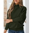 thumbnail image 4 of PRETTYGARDEN Womens Sweaters Fall Fashion Casual Loose Turtleneck Batwing Long Sleeve Knit Sweater Pullover Tops, 4 of 10