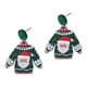 thumbnail image 2 of 2xSweater Pendientes De Navidad Para Mujer Divertida Joyería Charm Para Fiesta Navidad Papá Noel Verde, 2 of 8