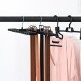 thumbnail image 5 of D-GROEE Tie Rack Holder,Rotate to Tie and Belt Hanger With Non-Slip Clips, Space Saving Organizer Storage Rack, 5 of 7
