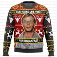 thumbnail image 2 of Sudadera con capucha de dibujos animados para hombre y mujer, suéter feo de Navidad, jersey de Anime, Tops de moda para pareja, 2025, 2 of 4