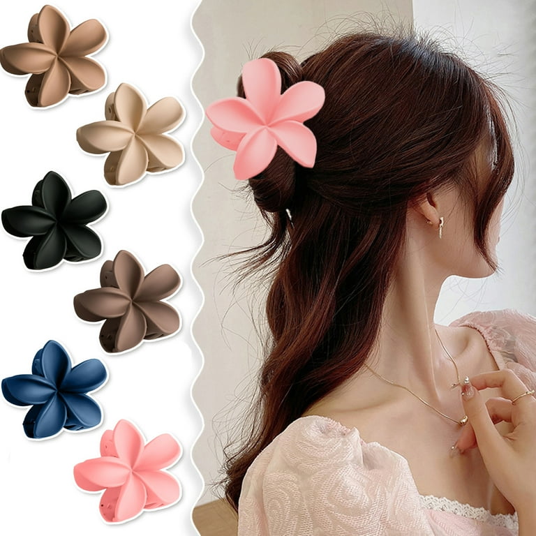 Flower Hair Claw Clips