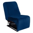 thumbnail image 1 of Funda para muebles ULTICOR, 7 piezas, en forma de L, terciopelo azul marino, 1 of 3
