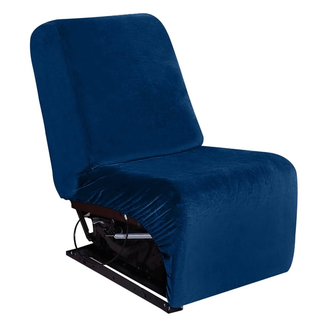 Funda para muebles ULTICOR, 7 piezas, en forma de L, terciopelo azul marino