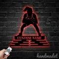 thumbnail image 5 of Handmadetneonsign Wresting Medal Hanger Metal Wall Art Light, Martial Metal Sign Wall Decor, Wresting Metal Decor 46241, 5 of 5