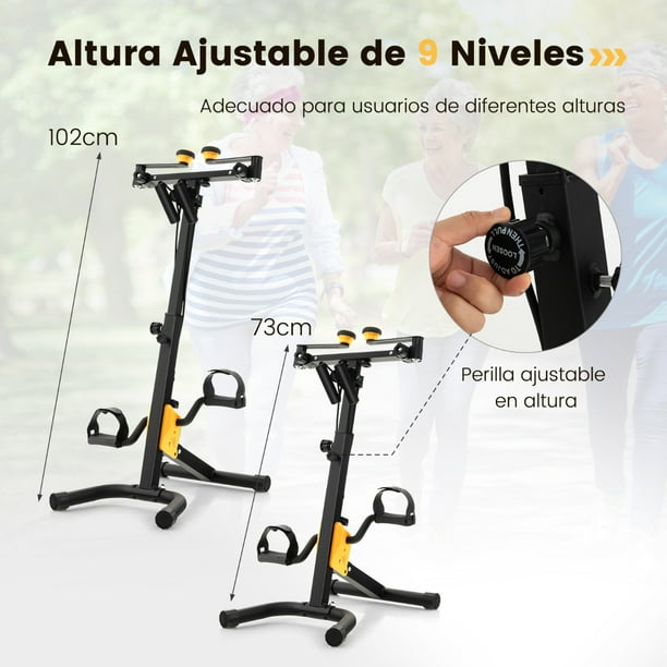 Bicicleta de Ejercicio Plegable Costway para Manos Brazos Piernas