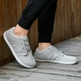 thumbnail image 6 of Wide Toe Box Barefoot Shoes Minimalist Mesh Tennis Shoes Zero Drop Casual Sneakers for Men 8 Wide,Gray, 6 of 6