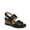 Black, variant on SOUL Naturalizer Womens Livia Wedge Sandal - Medium & Wide Width