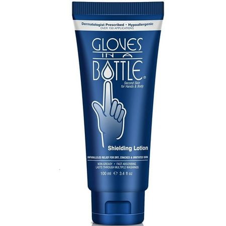 Gloves In A Bottle Shielding Lotion 3.4oz/100ml Tube, Second Skin for Hands and