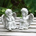 thumbnail image 4 of Statue d'Ange Figurine Décorative Statue de Jardin pour Bureau, Collection Cadeaux, 4 of 8