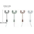 thumbnail image 3 of BrowQuartz Model Layout Lights Double-Heads Garden Lamps Scale 1:87 Mini Landscape Miniature Lamppost Sand Table Train Decorations Gray（Warm White）, 3 of 6