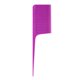thumbnail image 1 of Vogacara Cepillo para teñir el cabello, cola de rata, cepillo de peluquería de plástico, cepillo portátil para peinar el cabello Cuidado del cabello Violeta Vogacara CE000491-03, 1 of 6