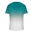thumbnail image 3 of ZCFZJW Mens Casual 3D Printing T-Shirts Big and Tall Regular Fit Graphic Tee Shirts Summer Short Sleeve Trendy V Neck Pullover Tshirt Tops Z06-Mint Green XXXXL, 3 of 4