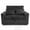 Dark Gray, variant on Marrber 51.6" Convertible Pull-Out Sofa Bed Sleeper Loveseat with Backrest, suitable for small spaces, chenille dark gray
