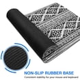 thumbnail image 6 of Long Mouse Pads for Desk,Black Geometric Triangle Diamond Pattern Desk Mats on Top Of Desks, Desk Mouse Pad Extra Large with 3mm Non-Slip Base and Stitched Edge for Gaming,Office,Work,Home 31.5"x11.8", 6 of 6