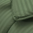 thumbnail image 4 of DNG Creations 3 Piece Damask Stripe Comforter 100% Egyptian Cotton 550 GSM Filling ( Twin/Twin XL Size ) All Season 800 Thread Count - Stripe Moss Colour, 4 of 6