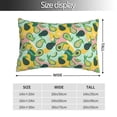 thumbnail image 2 of Yiaed Avocado Print Brushed Microfiber Envelope Pillowcases, Standard,Envelope Closure Pillow Cases(No pillow core)-14"x20", 2 of 6