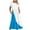 Light Blue, variant on Dresses for Women 2024 Casual Summer Short Sleeve Crewneck Swing Dress Loose Tiered Maxi Beach Dress with Pockets