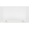 thumbnail image 2 of Ghent's Plastic 30" x 42" Partition Extender with Tape in Frosted White, 2 of 4