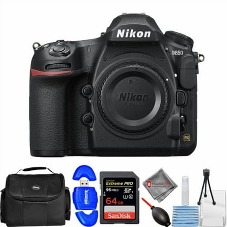 Nikon D850 45.7MP 4K UHD DSLR Camera (BodyOnly) #1585 Starter Bundle