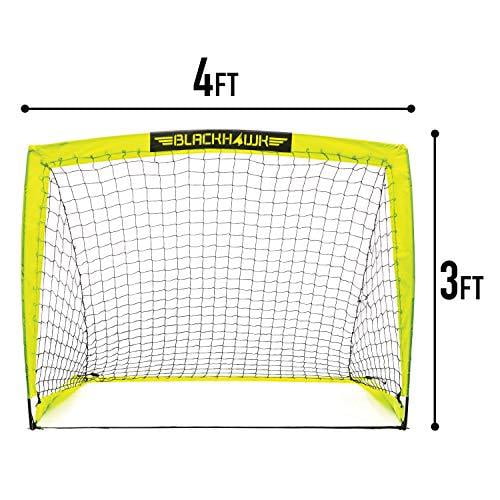 Franklin Sports 30091 Blackhawk Pop-Up Soccer Goal, 4 x 3 ft. 