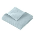 thumbnail image 2 of Cotton Bath Towel Gray Blue Pink | Absorbent Honeycomb Face Washcloth | Soft Durable Lint-Free Household Hand Towel | 1pc 35x75cm | Quick Dry | Easy Clean, 2 of 6