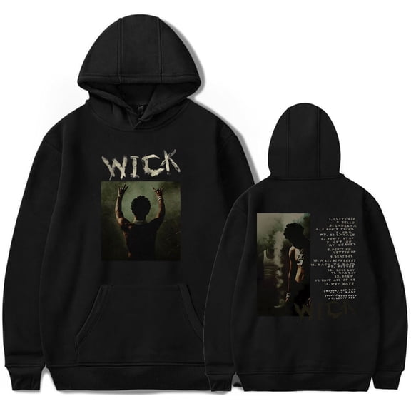 Nardo Wick Tracklist Hoodie 2025 Merch unisex fashion long sleeved casual sportswear clothing