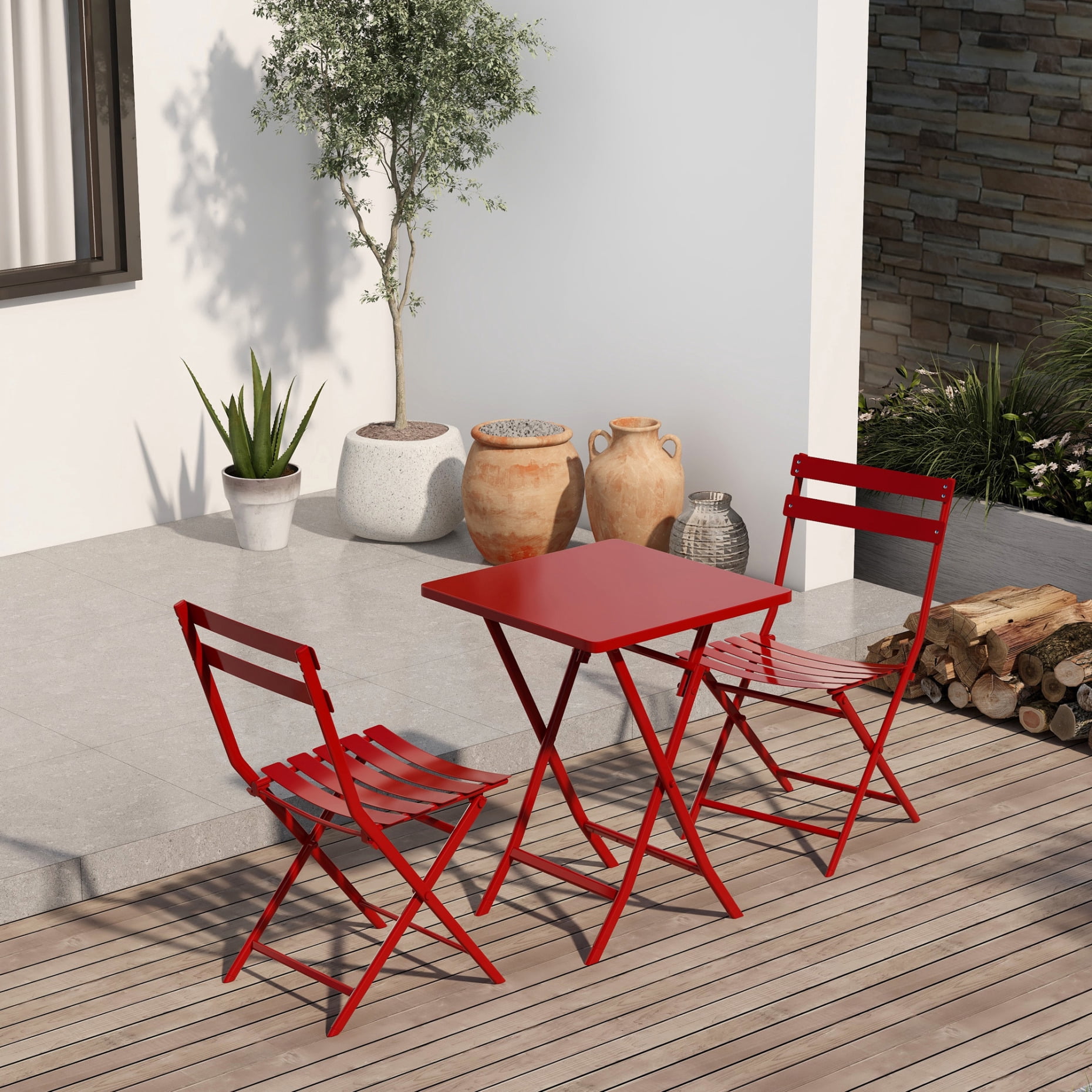 project 62 folding patio bistro chair