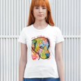 thumbnail image 4 of Dogs Speak to Those Who Listen Camiseta Dean Russo Neon Pet - Camiseta para mujer, Blanco, XL, 4 of 7