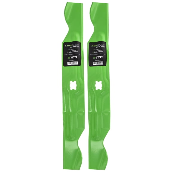 LawnRAZOR Notched High Lift Blade for MTD Cub Cadet 33 inch 742-04154 2 Pack 810-CBL2319D