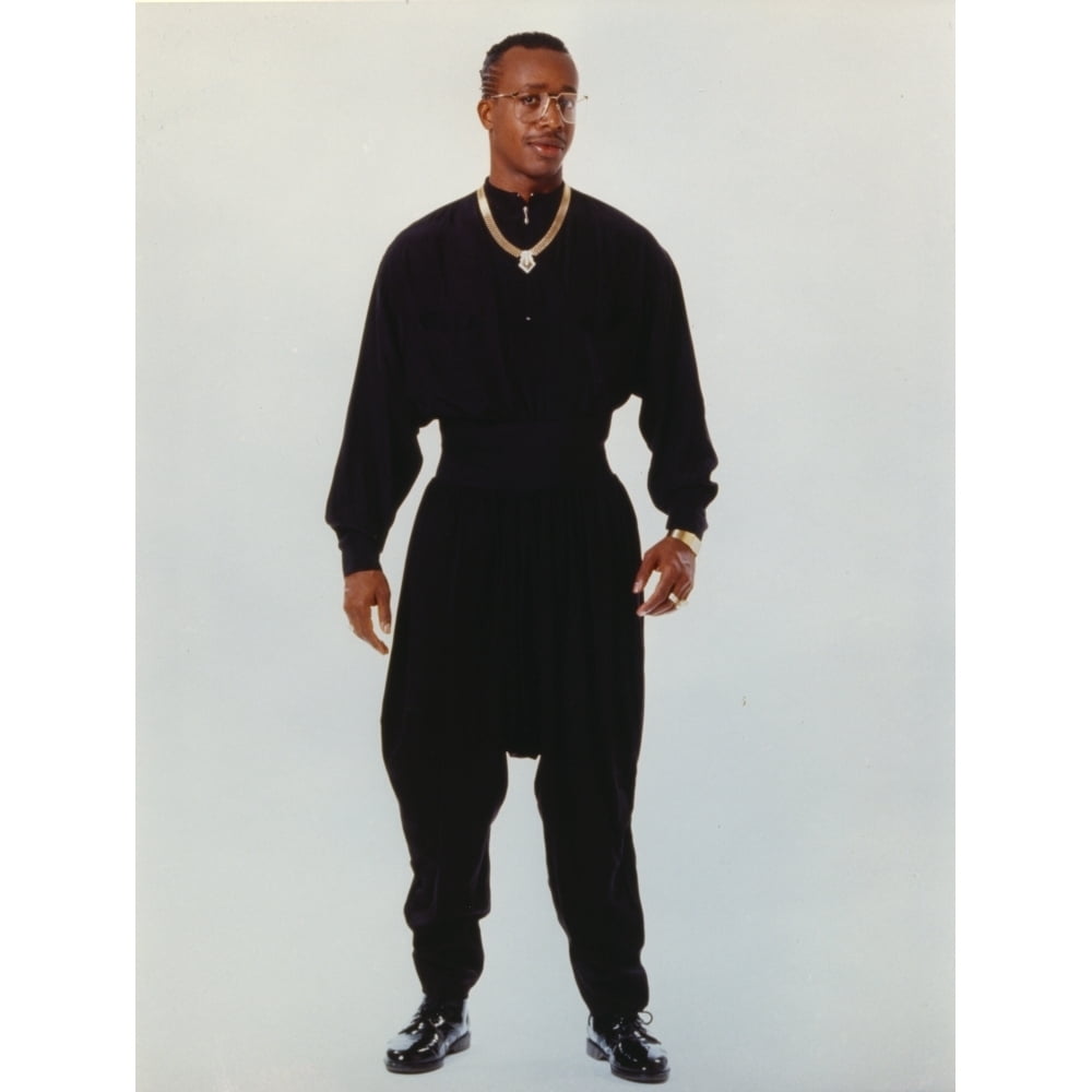 MC Hammer Posed in Black Outfit with Necklace Photo Print (24 x 30