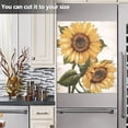 thumbnail image 3 of Big Sunflower Dishwasher Magnet Cover Reuseable Refrigerator Magnet Cover Decal Kitchen Fridge Microwave Stickers Hoilday Party Decor 23 x 26 inch, 3 of 5