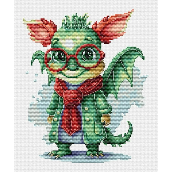 The Elegant Dragon B1407L Counted Cross-Stitch Kit