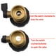 thumbnail image 4 of Conector de válvula de 3/4 pulgadas perfecl Fácil instalación Construcción simple para flores Plantas riego industrial, 4 of 8