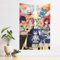 thumbnail image 3 of Fairy Tail Tapestry Dorm Decor Wall Hanging Tapestries Window Curtain Picnic Mat Beach Blanket 60x40 Inch, 3 of 8