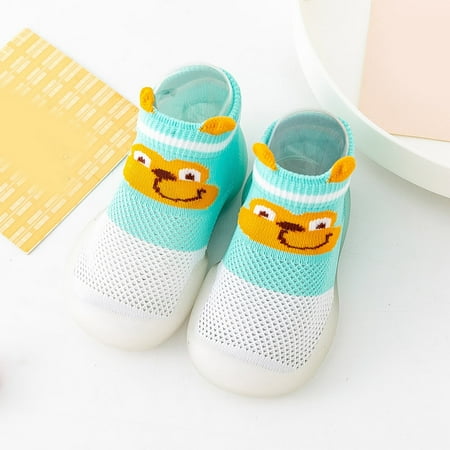 

〖Roliyen〗Toddler Shoes Summer And Autumn Comfortable Infant Toddler Shoes Cute Deer Rabbit Pattern Children Mesh Breathable Floor Sneakers