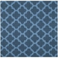 thumbnail image 2 of Safavieh Dhurries Hand-Woven Wool Blue Area Rug, 2 of 6