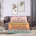 thumbnail image 4 of to My Wife Custom Name Blanket, Gifts for Wife Women from Husband, Personalized Throw Blankets for Couch Travel, Soft Present for Anniversary Wedding Birthday Valentines Christmas, 60"x50", 4 of 5