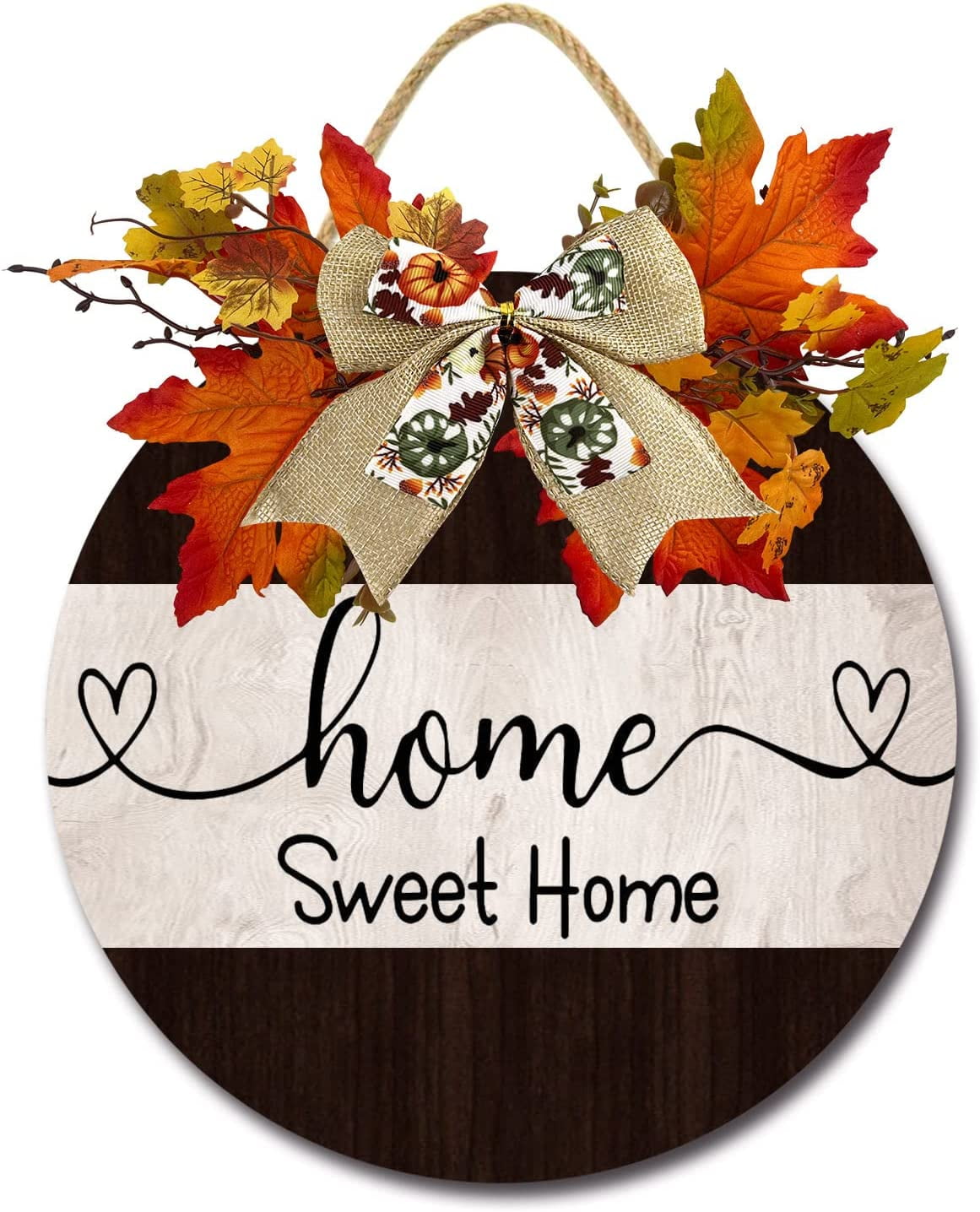 Eveokoki 12 Home Sweet Home Signs for Front Door Farmhouse Porch