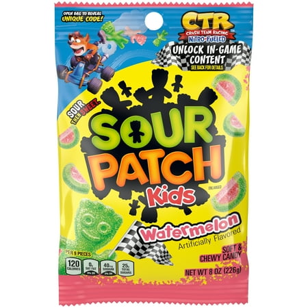 Sour Patch Kids Watermelon Soft & Chewy Candies, 8 Oz. - Walmart.com