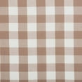 thumbnail image 6 of VHC Brands Annie Portabella Buffalo Check Country Farmhouse French Door Panel 72x40, Brown and White, 6 of 7