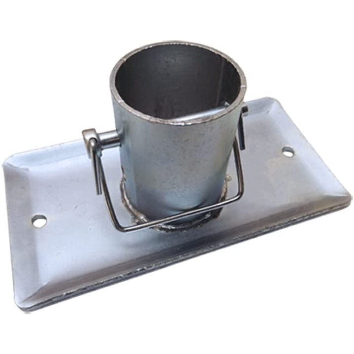 Trailer Marine Galvanized Jack Foot Plate w/pin 5k lb 2" I.D. AFrame